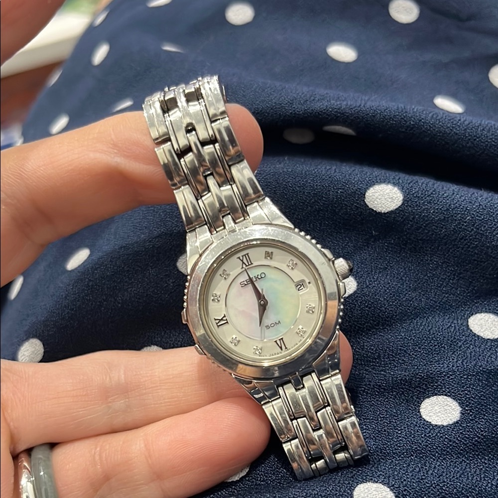 Seiko Silvertone Watch